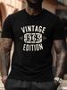 Vintage Limited Edition 1965 T-shirt - Black Retro Graphic Tee
