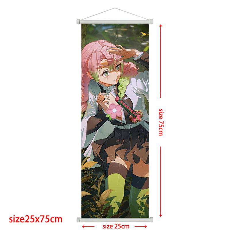 Demon Slayer Scroll Poster Rengoku Kyoujurou Heimdeko Kamado Tanjirou Wohnzimmerdekoration Hängegemälde Kindergeschenk Poster