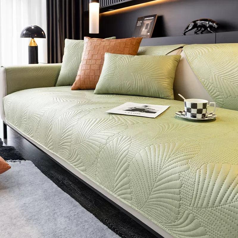 Technology Cloth Sofa Cushion Universal In All Seasons Modern High-End Light Luxury Waterproof And Non-Slip Cushion, Non-Stick Fur Seat Cushion Cover