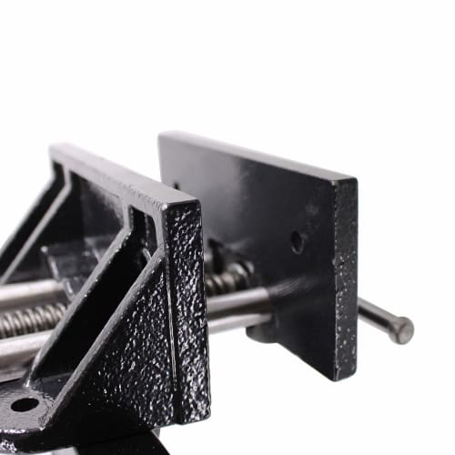 HFS(R) Woodworking Vise, Jaw Width: 156mm, Jaw Opening: 120mm, Adjustable, Clamp-Type, Benchtop, Woodworking, DIY, Home & Commercial Use