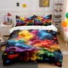 Colorful Paint Splash Pattern. Bedding Sets Duvet Cover Sets Duvet Covers Pillowcases(1 * Duvet Cover 2 * Pillowcases Without Duvet Insert)