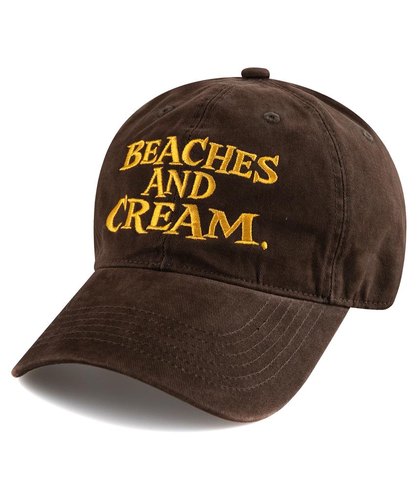 Bichiseuaenkeulim Big Logo Cation Ball Cap-Brown