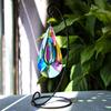 120mm/4.7inch Crystal Prism Suncatcher Window Hanging Suncatcher AB Color Crystal Faceted Prism Rainbow Maker Pendant