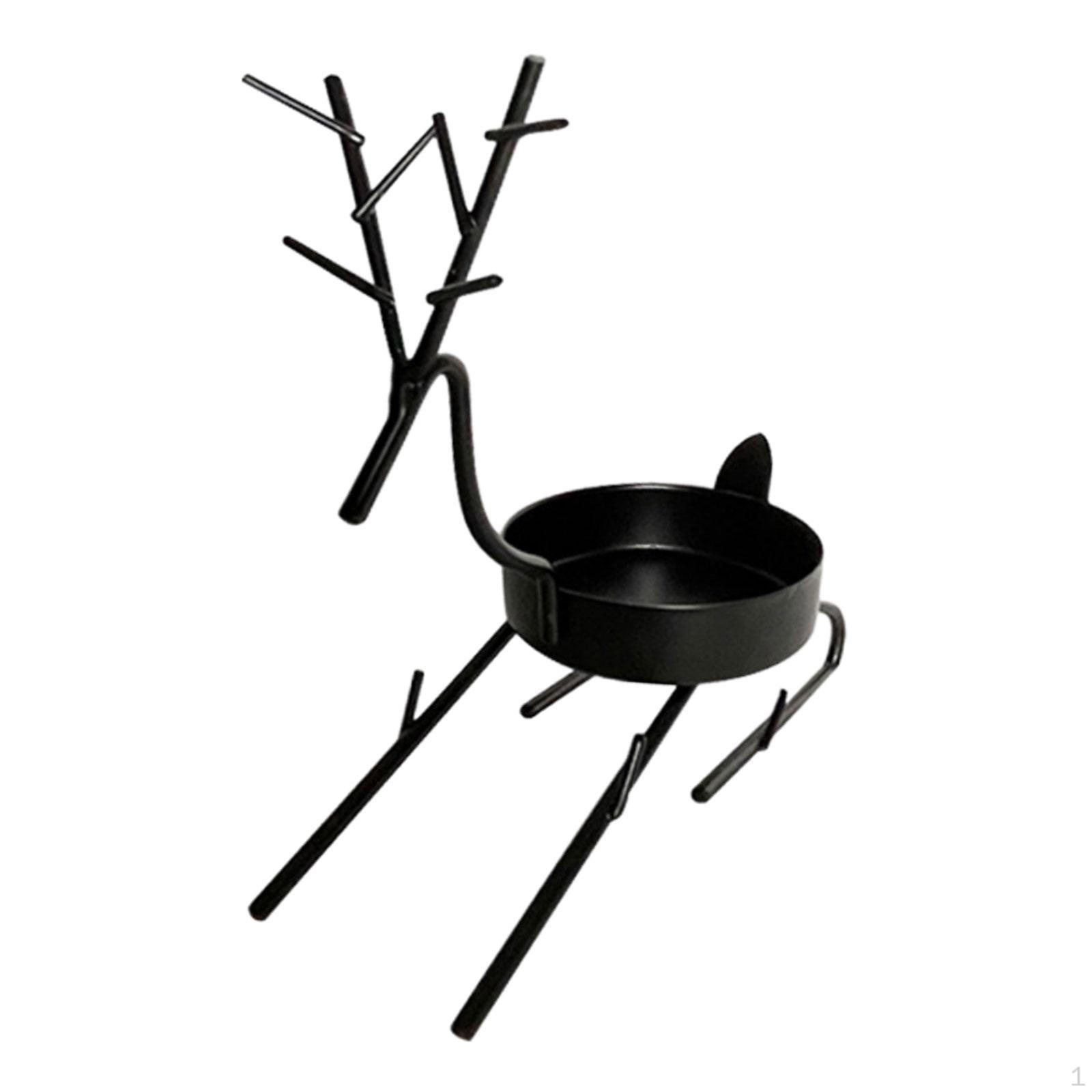 

Подсвечник, центральный элемент, геометрический рисунок оленя для чайной свечи, декоративный Style E