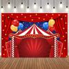 Circus Backdrops Photography Balloons Ferris Wheel Newborn Baby Birthday Party Background Carnival Photocall Photo Studio Props9