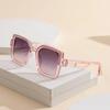 Non-polarized Fashion Square Frame Cute Animal Cartoon Sunglasses Men Women    Retro Fine Glitter Frame Outdoor Sunscreen Eyeglasses
