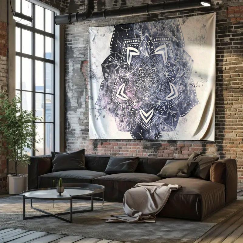 Mandala Pattern Hanging Cloth  Decorative Wall Tapestry
