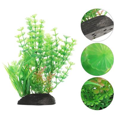 Chic Aquarium Plant Ornament Safe Material Fish Tank Decorations Comfortable Environment Household Aquarium Grass