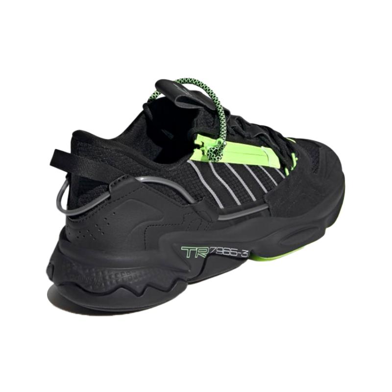 Adidas Ozweego Zip 'Black Signal Green' Sneakers GZ2643