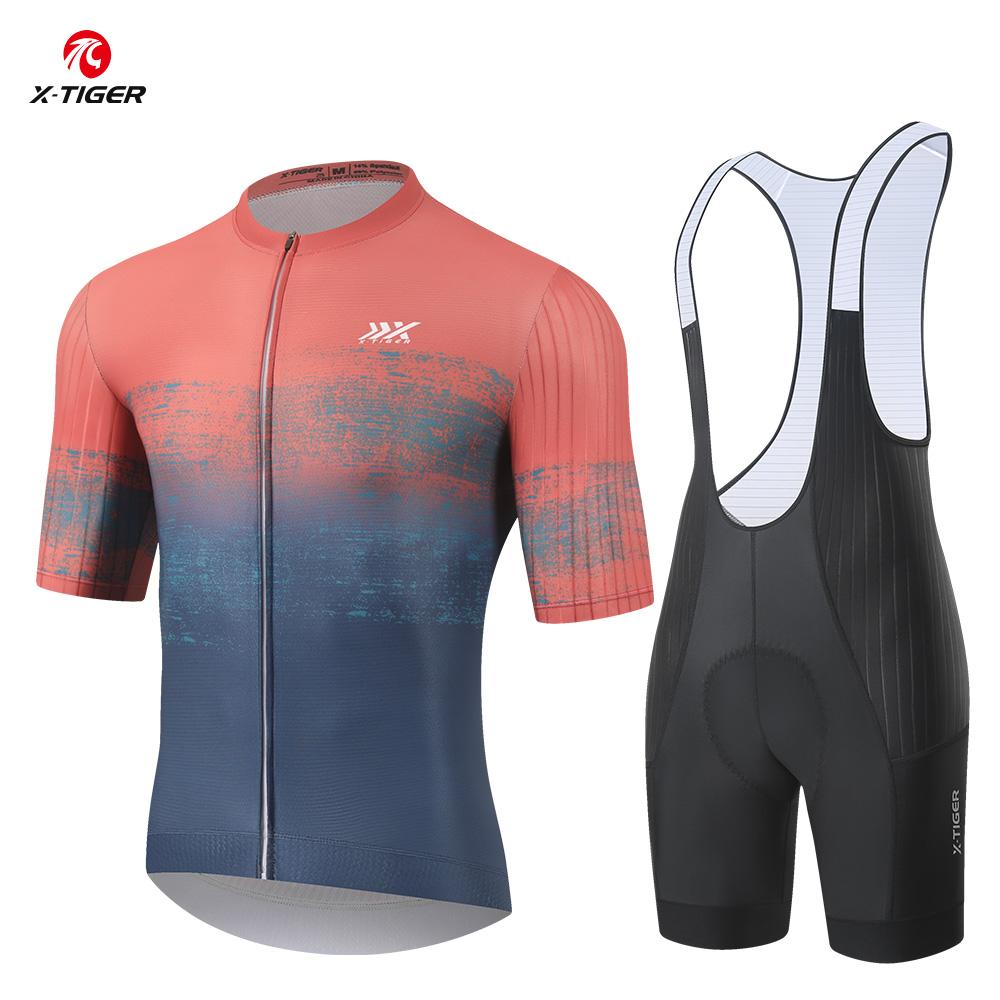 

2026 Summer Breathable Cycling Suit Set Man Summer Breathable Short Sleeve Man Cycling Set Pro Anti-UV SPF 50+ Mountain Road Men s Cycling Outfit 4XL