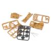 1:72 Wwii Willy Jeep With Hanging Bucket Military Vehicle Assemble Car Model Toy