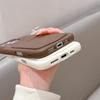 Luxurious Apple Peel Texture Card Holder Case for iPhone 16 Pro Max