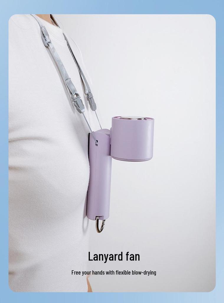 Weilexing Folding Ice Pack Cooling Fan - High-Speed Turbine, Long Battery Life, USB Portable Handheld.
