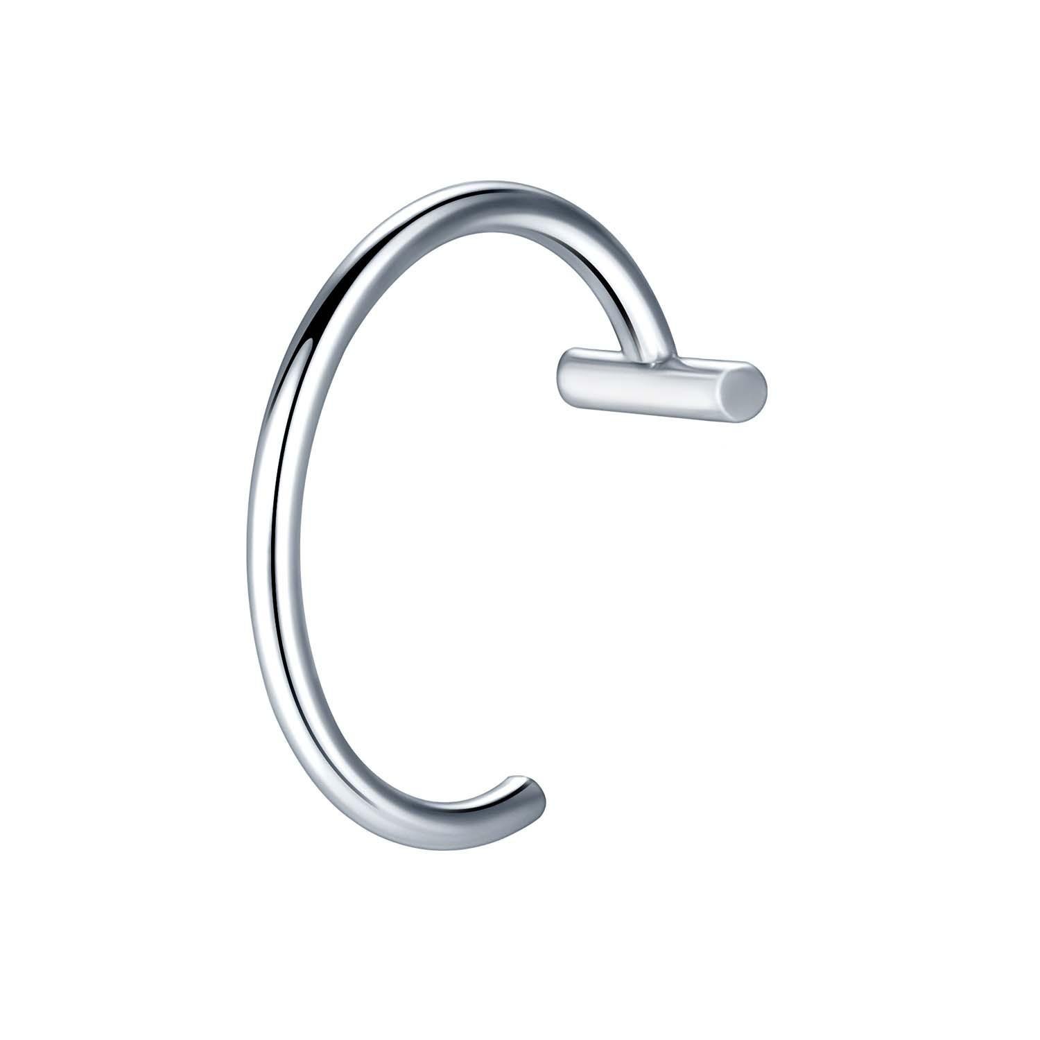 Piercing-Free Fake Lip Ring Clip-On Nose Ring and Lip Stud