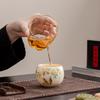 Zhinianhua Ru Kiln Ceramic Teacup Gift Set (4 Cups)