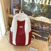 Schoolbag backpack 1011 new, American casual retro versatile couple backpack fashionable and simple student schoolbag