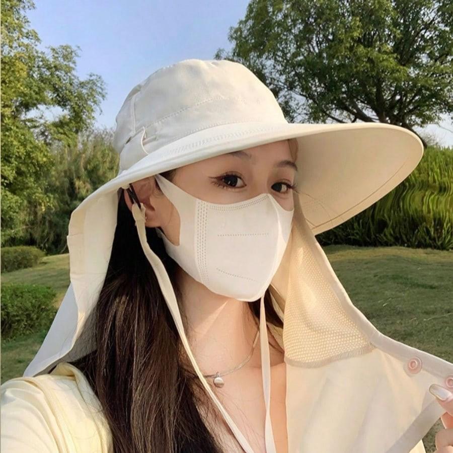 Full Protection Sun Hat with Face Cover and Neck Breathable for Women Summer Outdoor Fishing Hiking Climbing UV Protection Cap