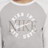 Nike Heritage T-Shirt Redux Round Neck Fashion Pullover Long Sleeve Kids tops University-Grey II3715-009