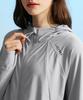 Leijibi [Set] Techflow Performance Hooded Zip-Up Rash Guard + Swim Shorts Set W Grey