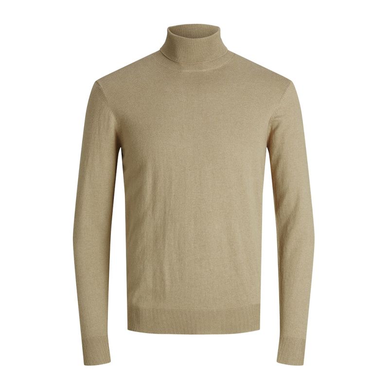Men's Cotton Blend Turtleneck Sweater JACK & JONES