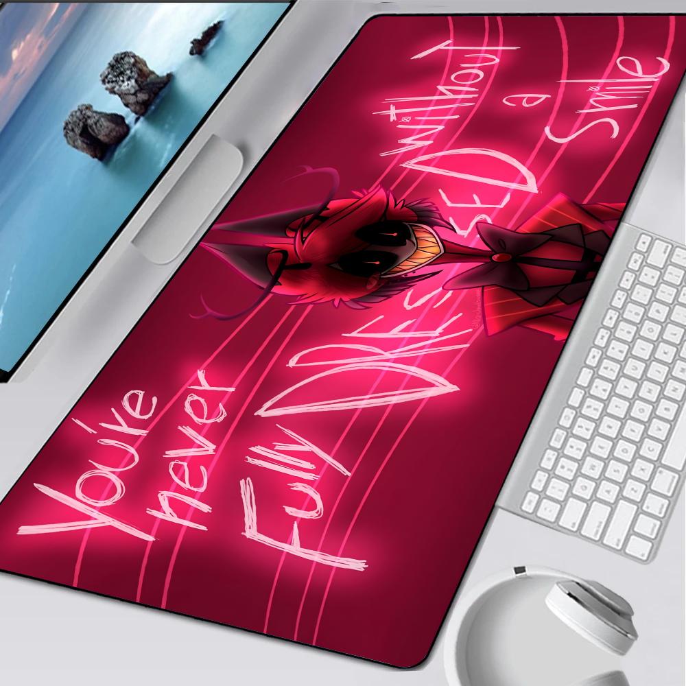 H-Hazbin Kreskówka H-Hotel Podkładka pod mysz Gumowa mata Laptop XXL Podkładka pod mysz Notebook Gracz Stół komputerowy Akcesoria do gier