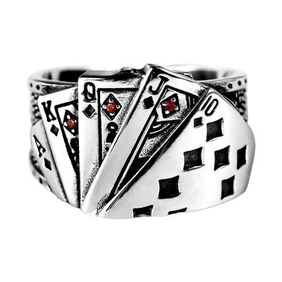 Ring Men And Women The Same Fashion Retro Process Personal Opening Can Adjust Niche Rings