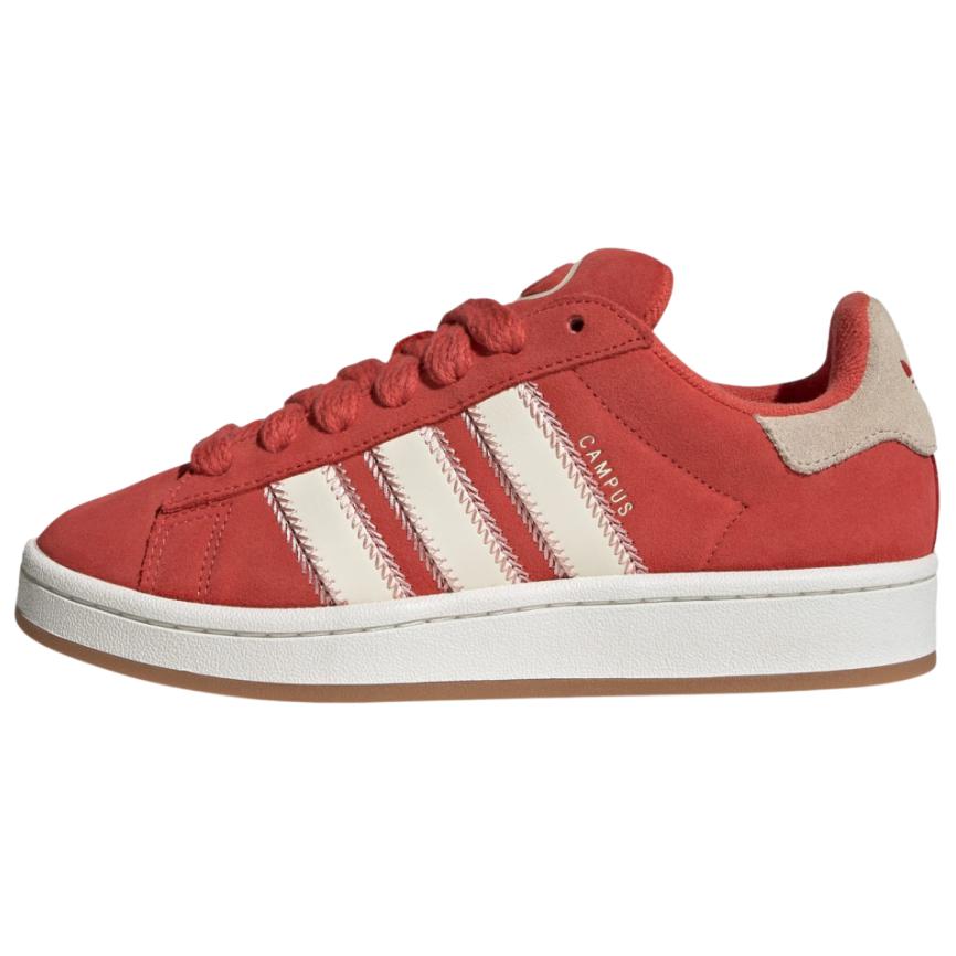 Adidas  Campus 00s Crew Red White Women Sneakers Cream-White Core-White JQ5805
