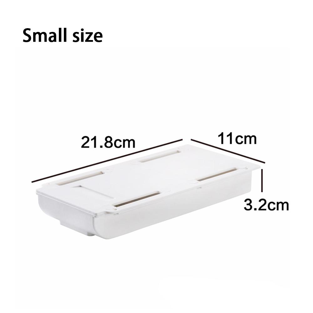 Desk Organizers Storage Drawer Self-adhesive Storage Box Office Stationery Tools Organizers Knife Fork Kitchen Organizer Makeup