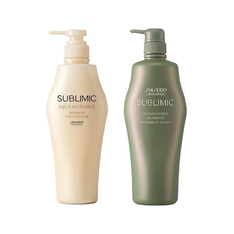 Shiseido Professional Hair Care Duo: Aqua Intensive Repair & Anti-Dandruff Shampoos