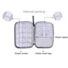 1Pc Black Green Storage Bag Electronic Accessory Organizer Portable Usb Data Cable Charger Plug Travel Waterproof Organizer
