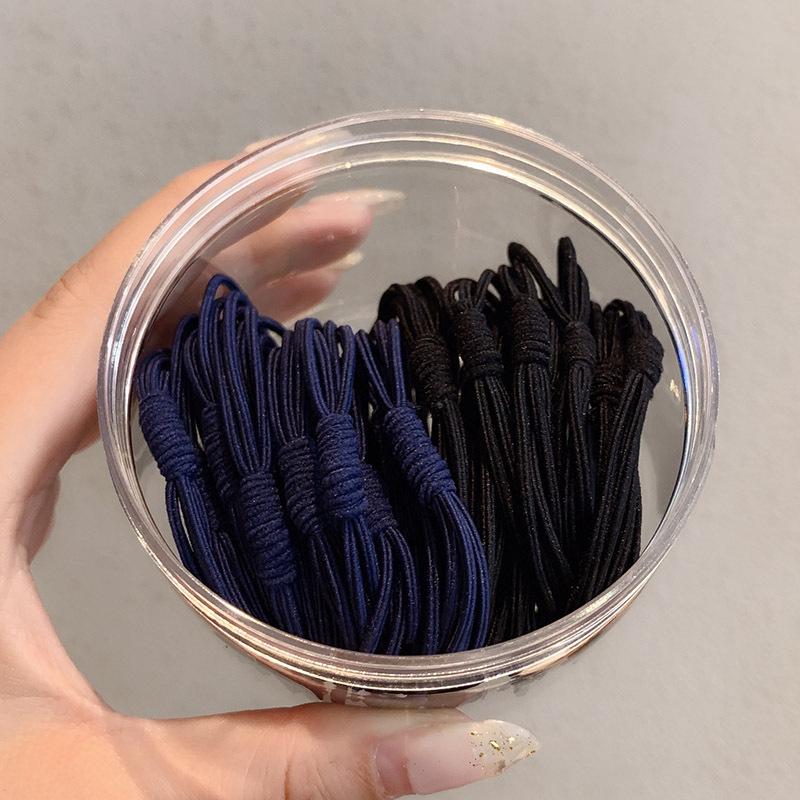 Korean Style 20-Pack Hair Bands: Chic Ponytail Accessories for Trendy Hairstyles