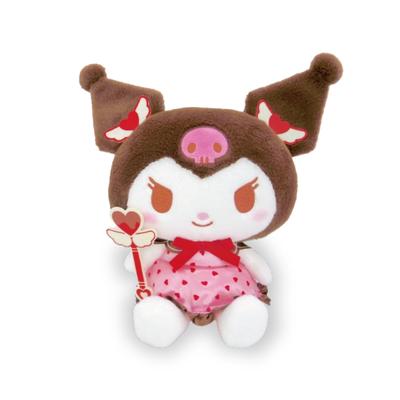 Nakajima Corporation Personagens Sanrio Coração Mágico Brinquedo de Pelúcia Kuromi P 205117-24 A24,5 x L24 x P13,5cm