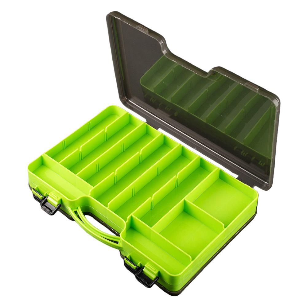 Popular Double-Layer Handheld Fishing Lure Box - Two-Sided Storage for Lures and Frogs