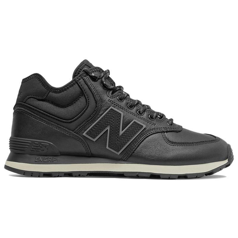 New Balance 574 Series Mid Tops Black Sneakers MH574GX1