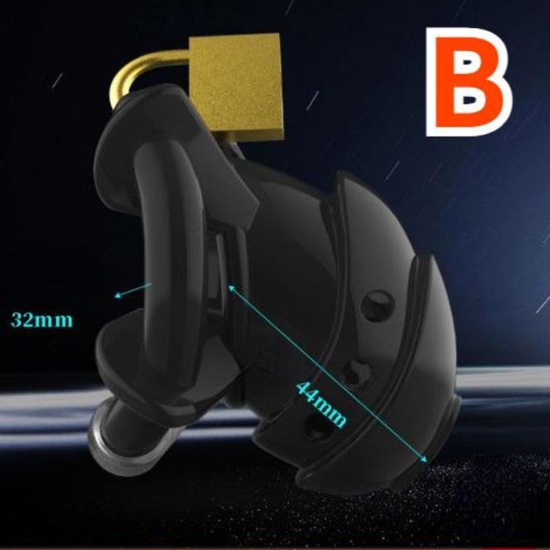 Male Chastity Device Bondage Lock Ring Curved Silicone Penis Cage Cock Cage Sex Toys for Men Penis Sleeve SM Adult Game