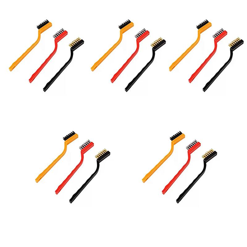 3/9/15 ks Čisticí kartáč na plynový sporák Multifunkční 7palcový čistič s kovovými štětinami Silná dekontaminace Čisticí potřeby pro domácnost