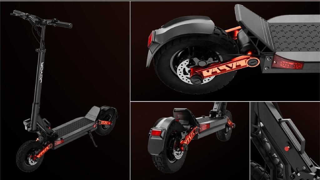 JOYOR S10-S-Z Electric Scooter 60V 18Ah Battery, 2*1000W Motors, 10” Tire, 65km/h Max Speed, 70-85km Range Adult Escooter
