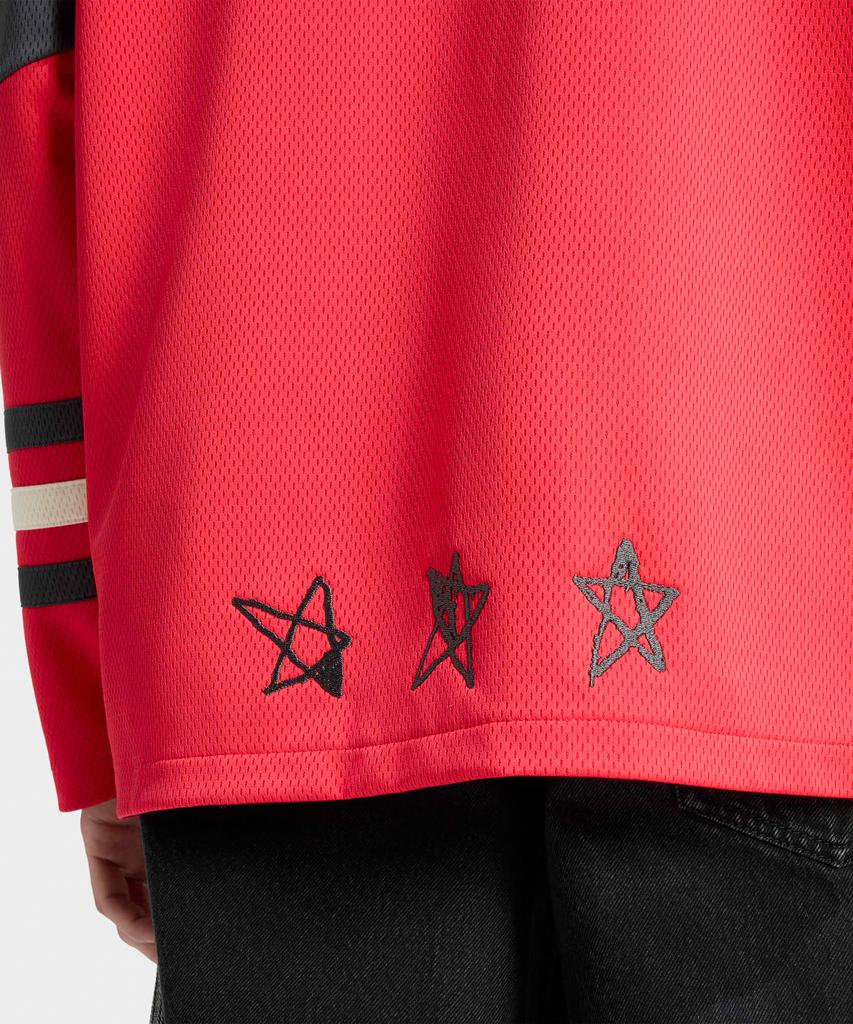 adidas Maillot de Hockey à Manches Longues - Rubis / Ku9187