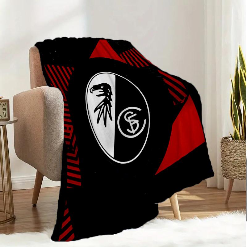 Adler Symbol Frei-burg Fußballdecke Leicht Ideal Bettdecke Perfekt für Reisen, Wohnzimmer, Büros, Sofas, Fan Weihnachtsgeschenk