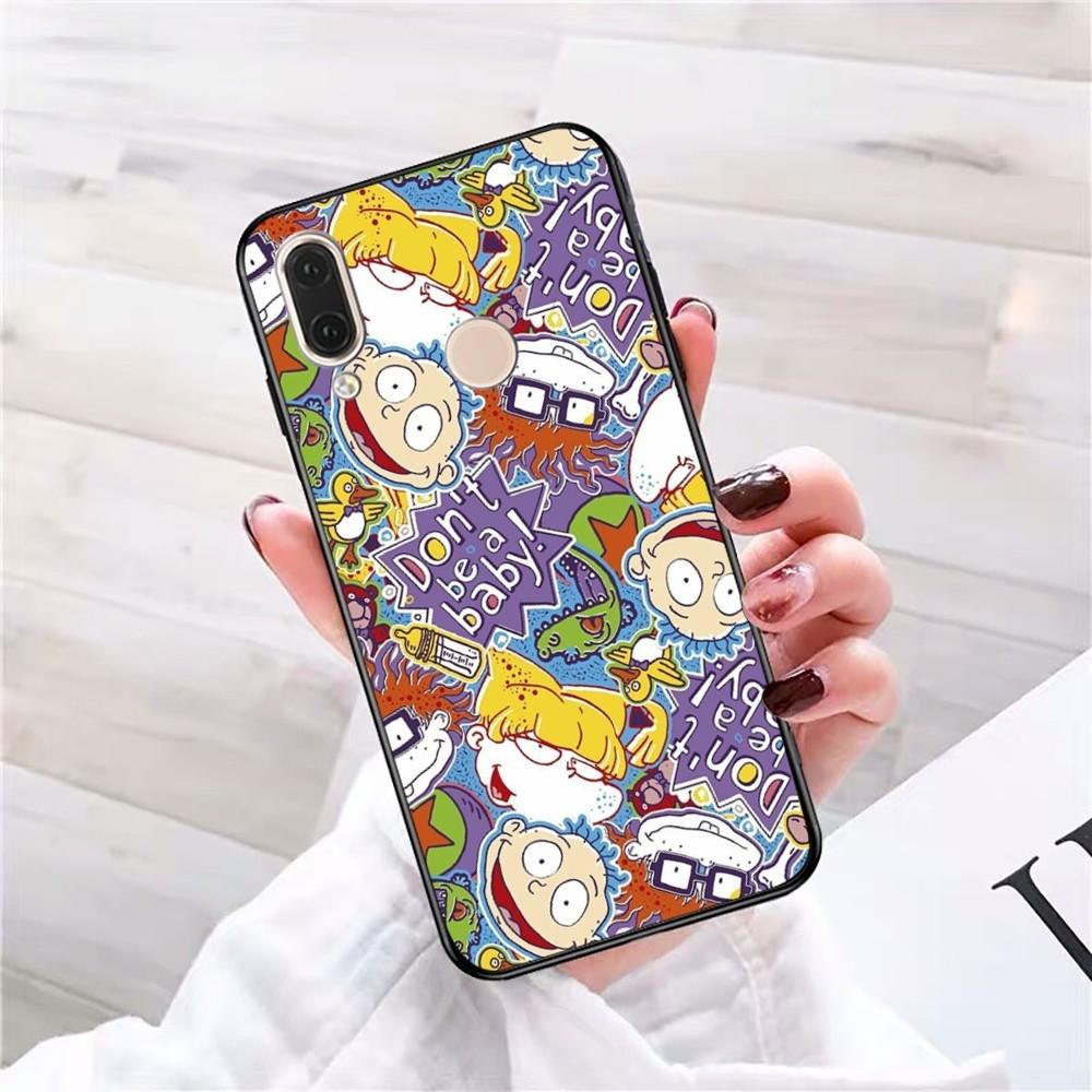 

CARTOON-R-RUGRATES Phone Case For Redmi 5 6 7 8 9 10 plus pro 6 7 8 9 A GO K20 K30 K40 pro plus F3 Fundas Redmi 7