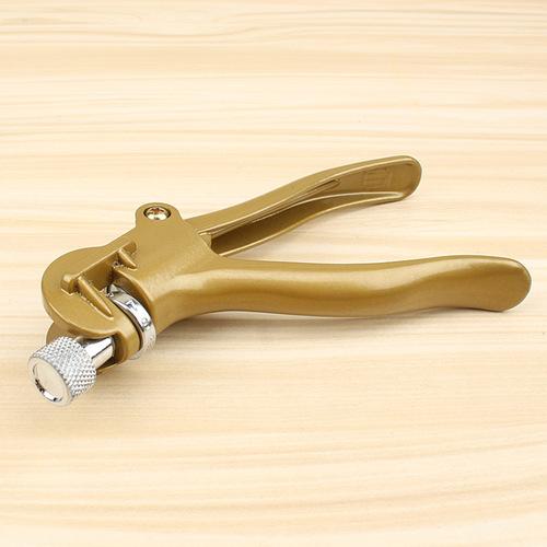 Herramienta para Afilar Dientes de Sierra Portátil Agarre Cómodo Dientes Afilados Alicates para Afilar Dientes de Sierra Herramienta Manual para Carpintería beige