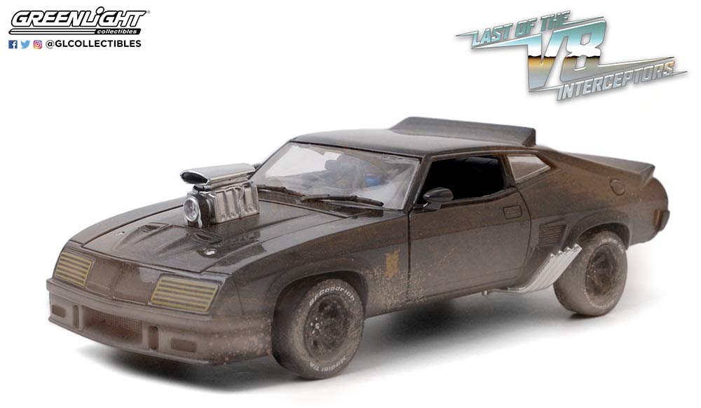 Greenlight 1:24 MAD MAX LAST OF THE V8 INTERCEPTORS 1973 FORD FALCON XB WEATHERED Diecast Metal Model Car