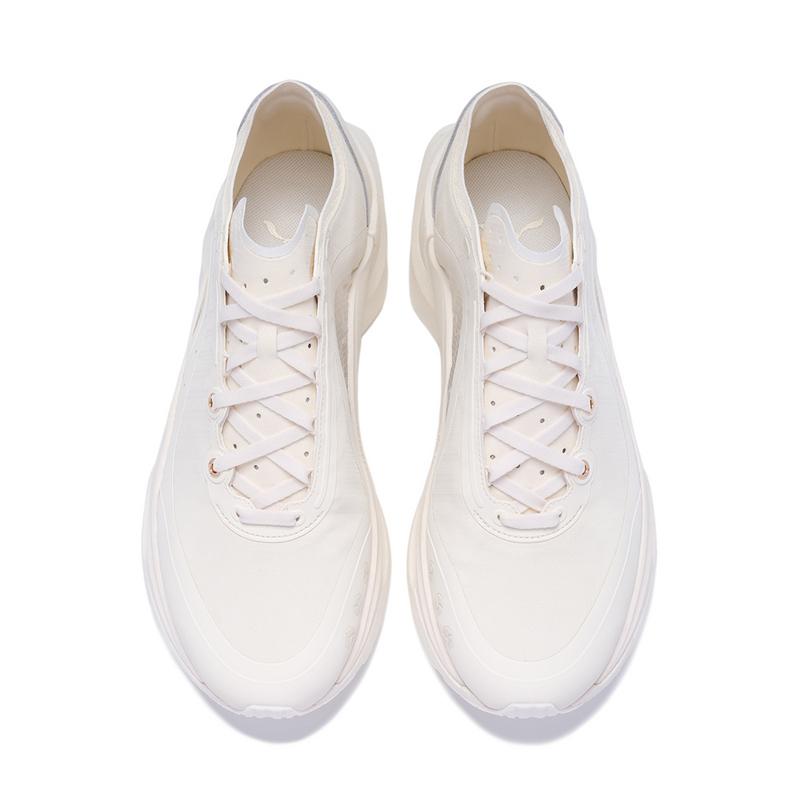 Li-Ning 1990 Classic Series Shadow Lightweight Wear-Resistant Rebound Low-Top Casual Shoes Women Sneaker Off-White ALFV010-1