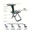 Outdoor Folding Stool Lightweight Camping Chair Portable Square Seat for Hiking Picnic Writing and Learning