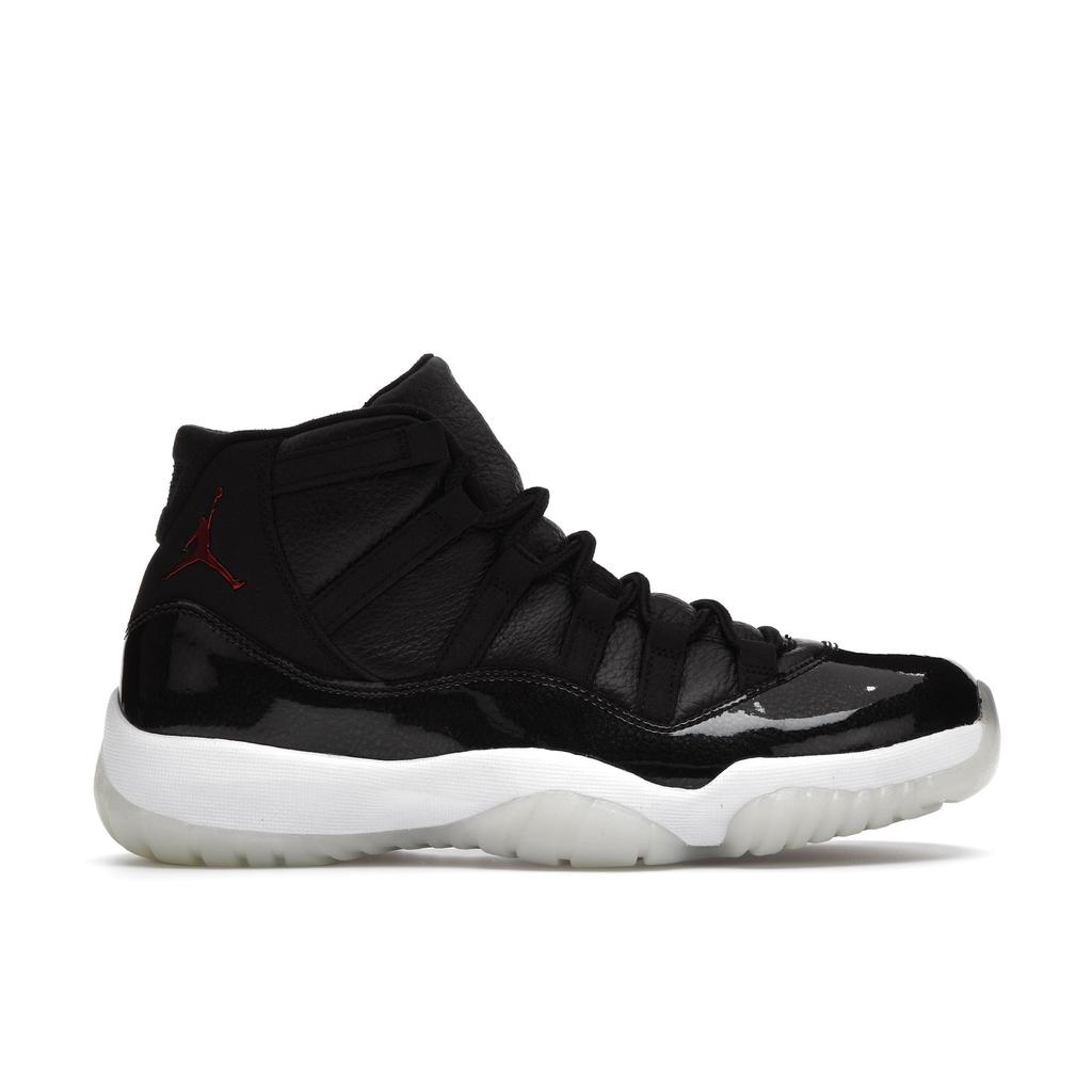 Air Jordan 11 Retro 72-10 Men Sneakers Black Black-Varsity-Red 378037-002