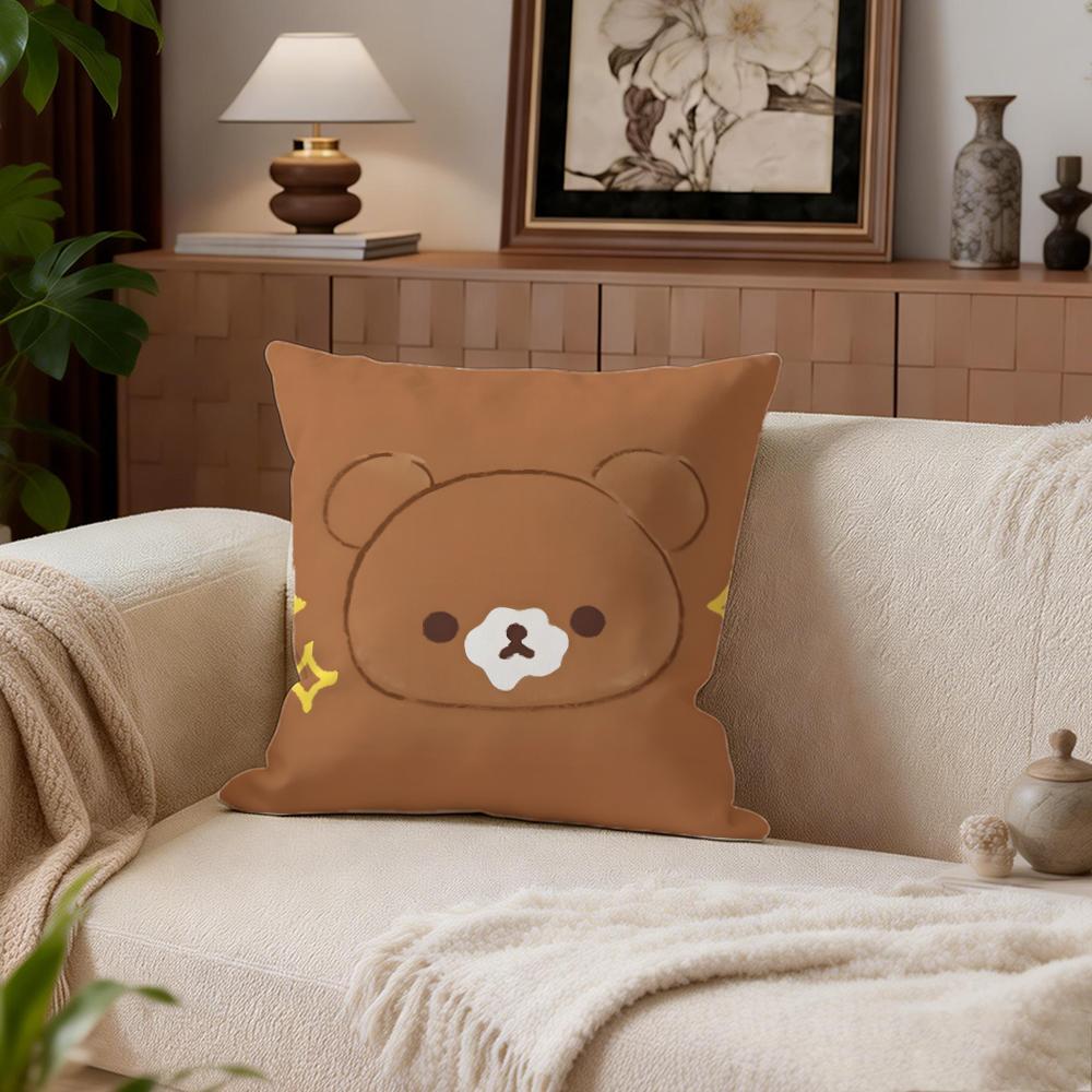 Cute Rilakkuma Cushion Cover Cushion Cover Set 4Pcs 50x50 45x45 40x40 Pillowcase Decorative Sofa Home Decor