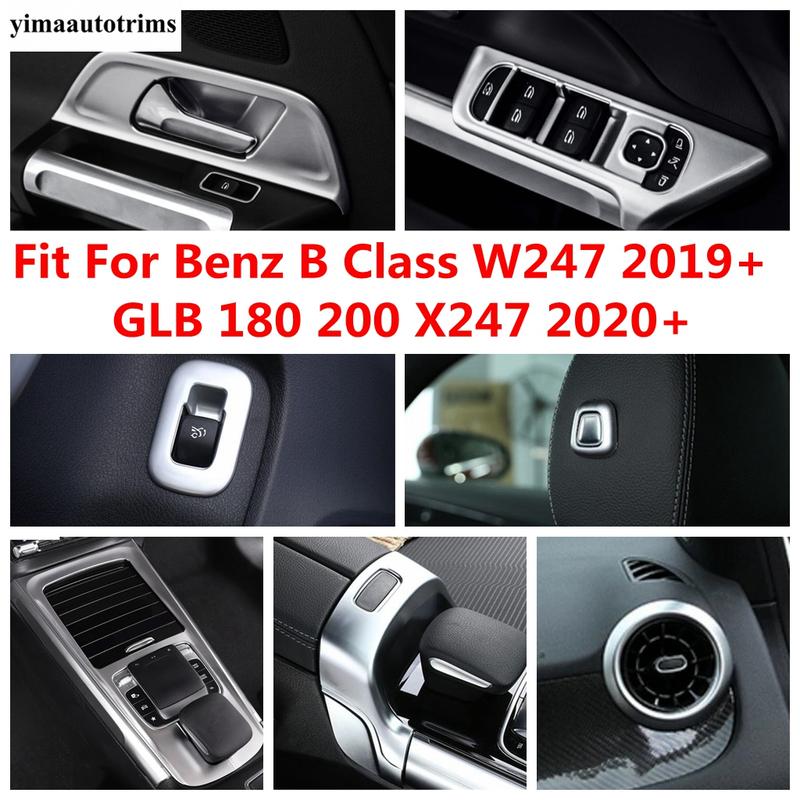 Seat Pillow Button / Gear Shift / Armrest Box Sequ Cover Trim For Benz B Class W247 - / GLB 180 200 X247 - 2024