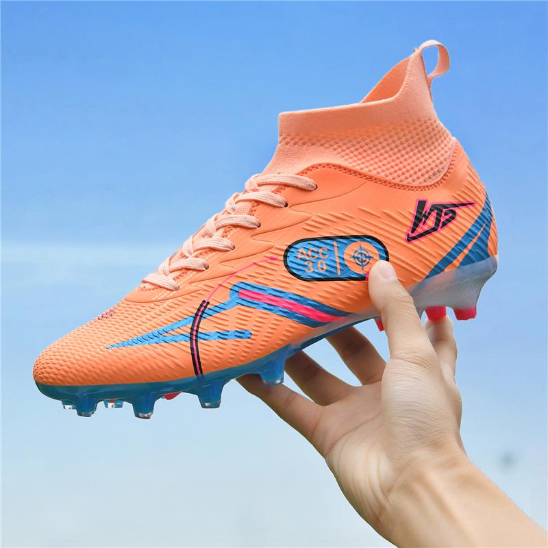 32-46 Men's Soccer Shoes  Long Nails Outdoor Anti-slip Soccer Boots Kids Football Boots Boys Soccer Shoes Artificial Turf Soccer Shoes