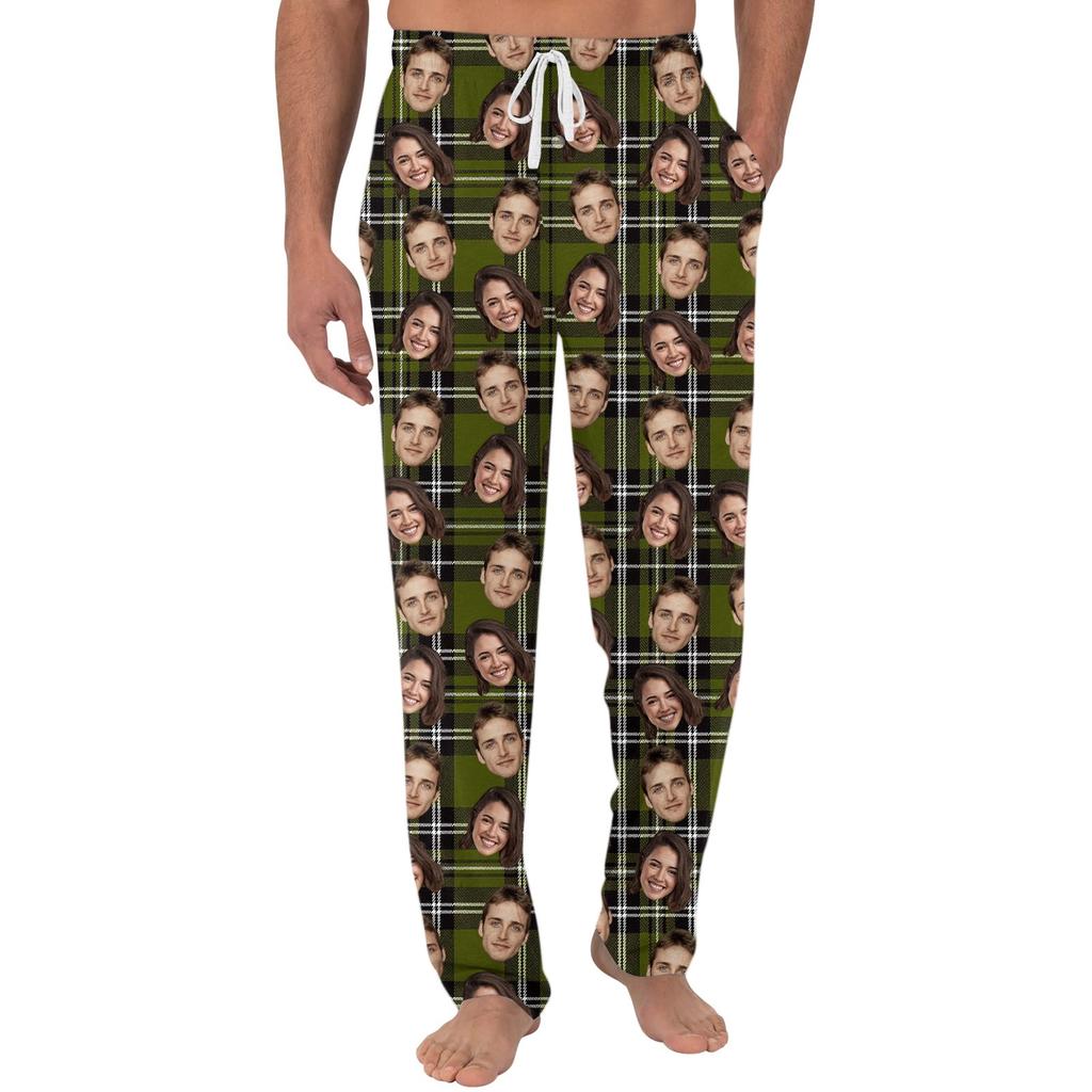 Men's Casual Pants with Pockets for Home Sleeping and Lounging