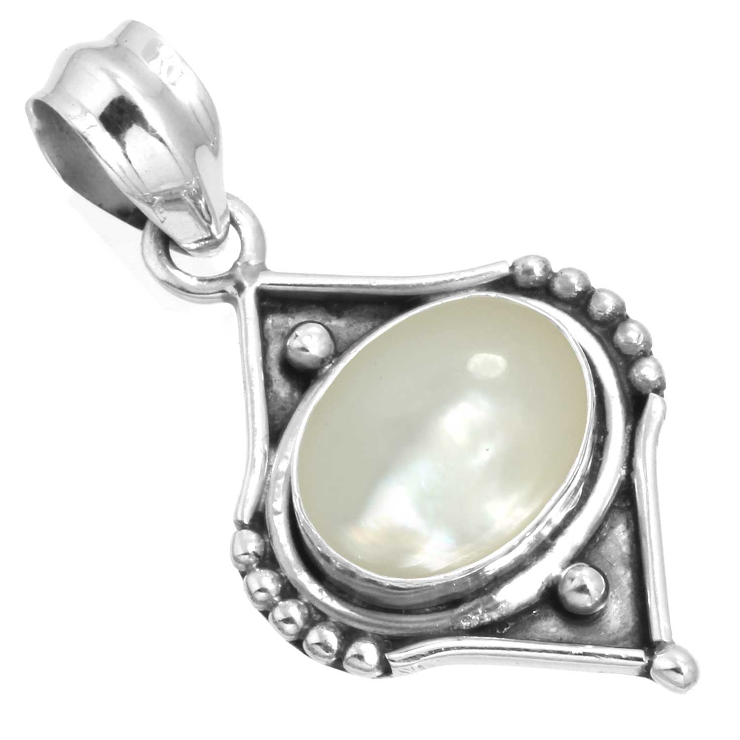 

925 Sterling Silver Pendant Women Gemstone Handmade Jewelry New Year Gift Blue Green Purple Copper Turquoise Pearl Lapis Mother Of Pearl Boho мать жемчужного